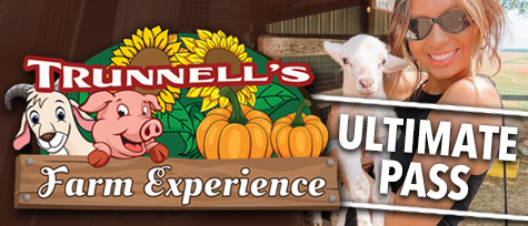 Get the Ultimate Pass for the Spring Farm Experience at Trunnell's